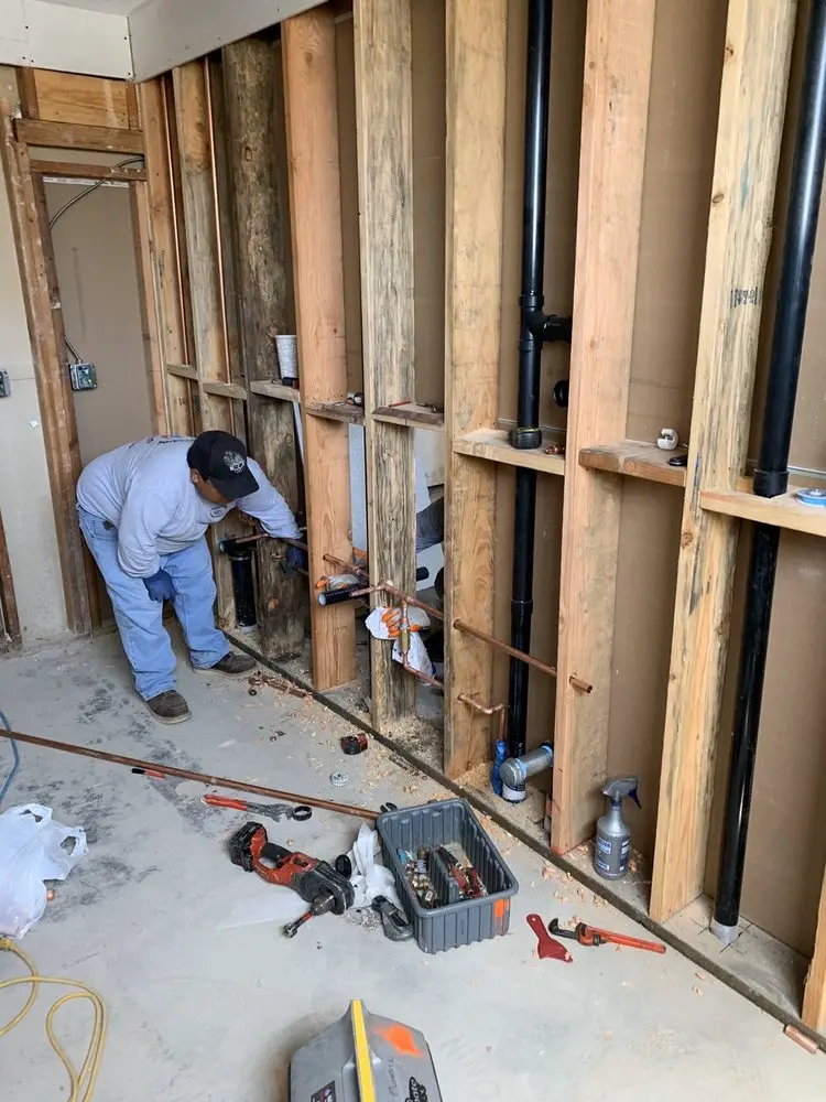 Commercial rough-in plumbing for Water Heater Replacement in Caribou